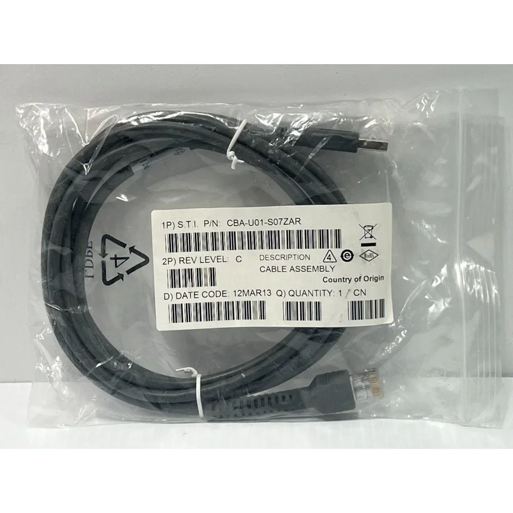 Zebra CBA-U01 - S07ZAR USB Data Transfer Cable - 7FT
